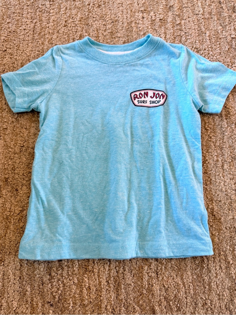 Ron Jon Light Blue Short Sleeve Tee with Surf Logo
